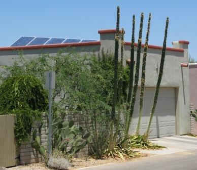 Solar Panels on an Armory Park Del Sol home