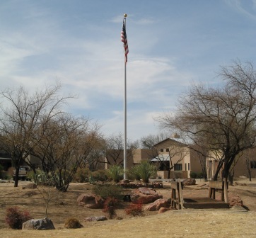 The central private park in the Parade Ground at Valley Ranch neighborhood