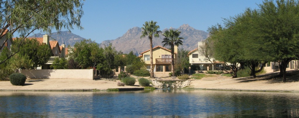 Mountain and lake view at Castle Rock