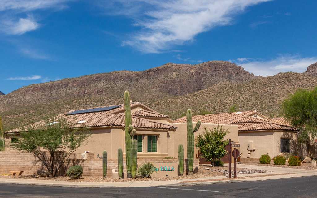 Many of the homes in Sabino Springs have nice views which may include mountains, city, or golf course, and maybe all three!
