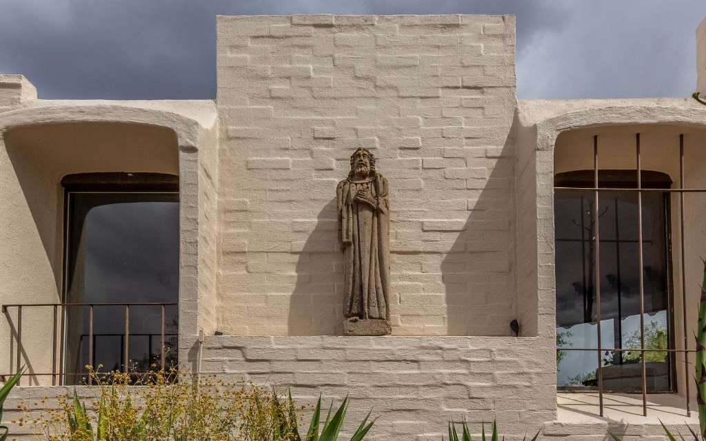 Statuary in the condo community designed by Juan Worner Baz in Tucson Arizona