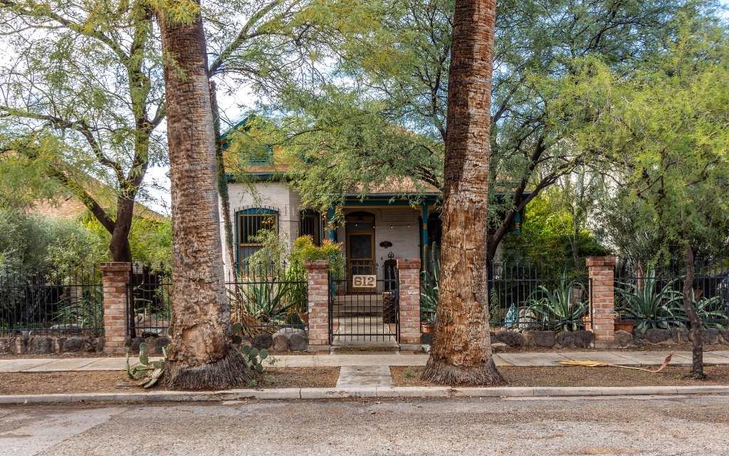 A home located in Armory Park neighborhood Tucson, Arizona