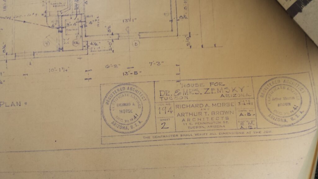 Arthur Brown blueprints