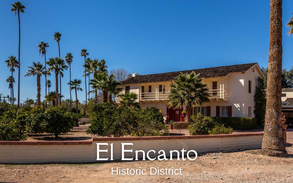 El Encanto Historic District located in central Tucson Arizona
