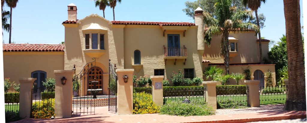 House in historic El Encanto Estates neighborhood Tucson