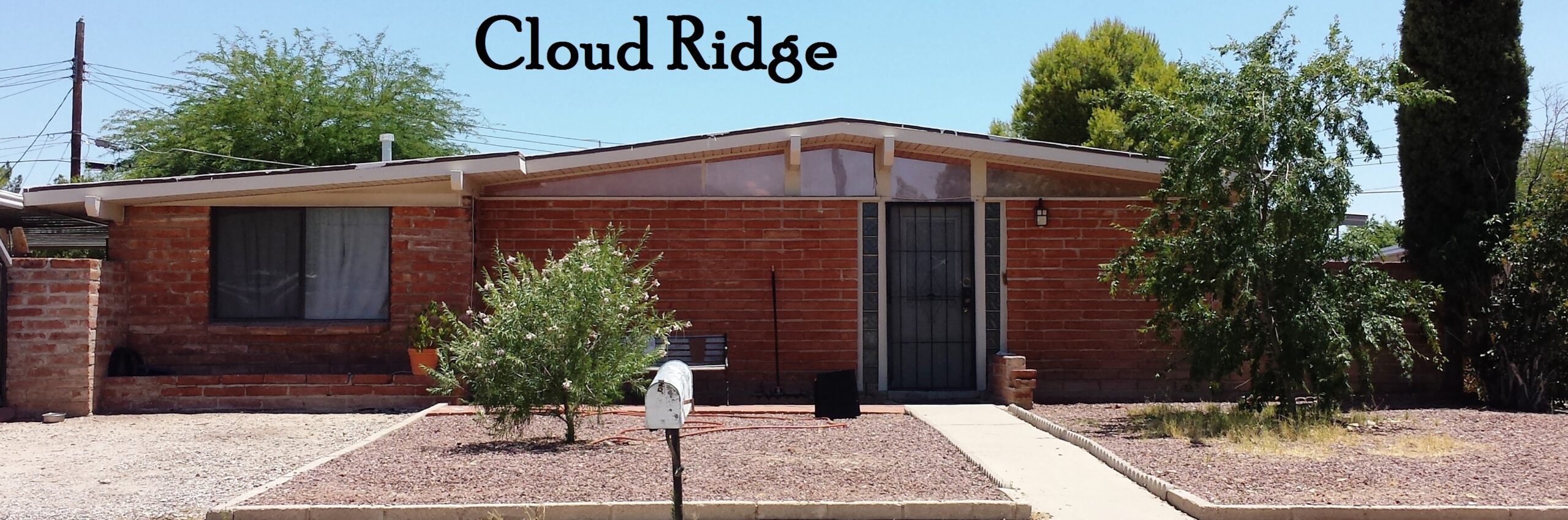 Cloud Ridge a Lusk neighborhood in East Tucson