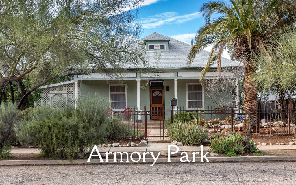 Armory Park historic district near downtown Tucson, Arizona