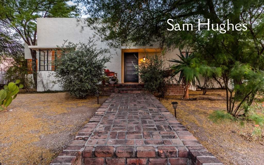 Streamline Moderne style home in Sam Hughes - one of the historic districts in Tucson