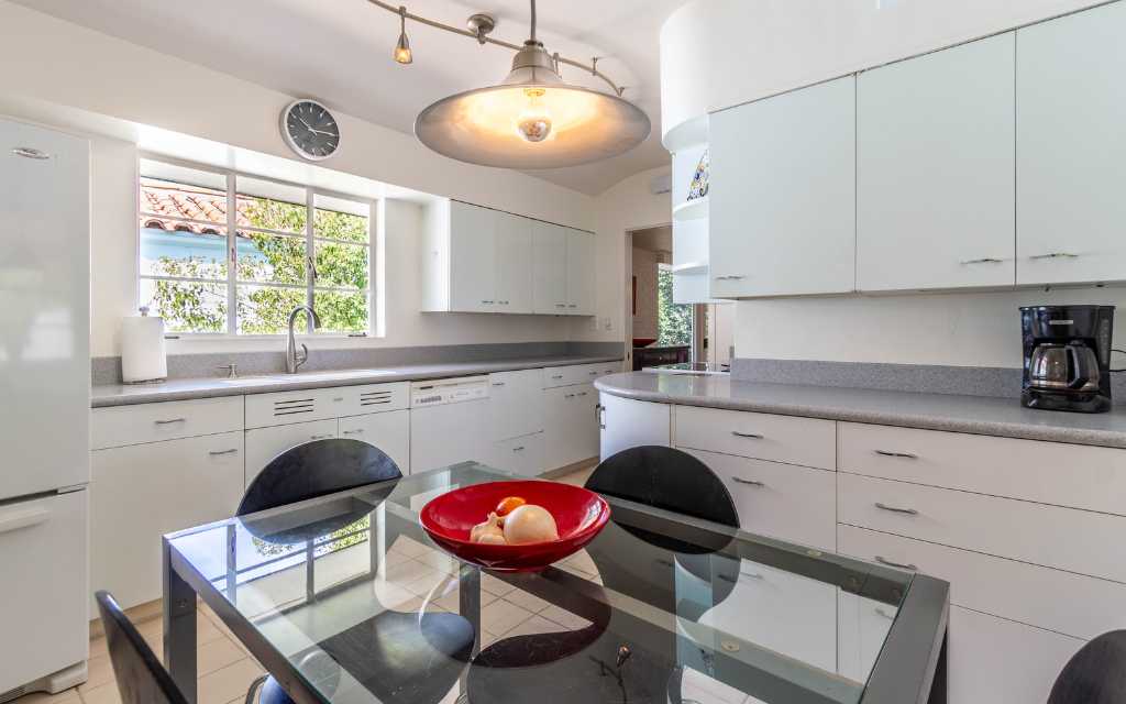 Original steel St Charles cabinetry can sometimes be found in midcentury homes.