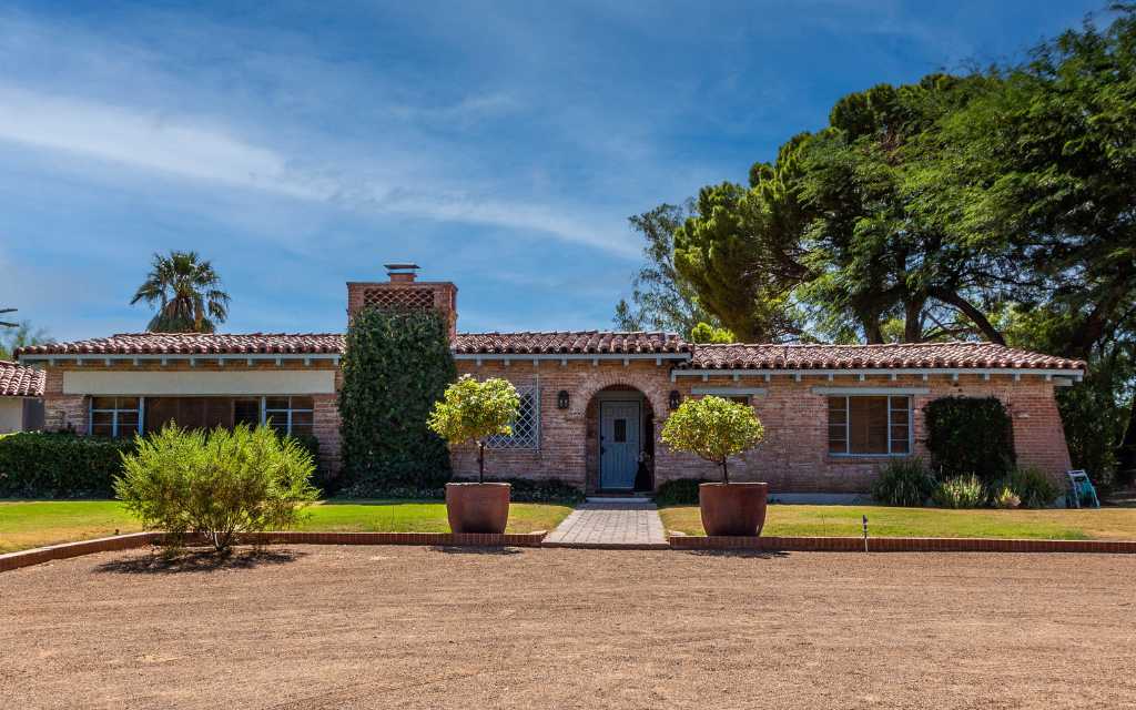 Many noted architects designed homes within Tucson Country Club Estates, including this one designed by Josias Joesler.