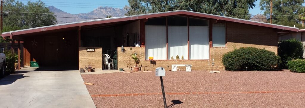 mid century homes in Tucson