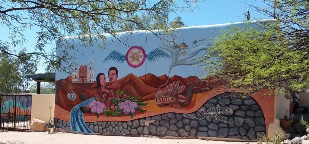 Mural in barrio el hoyo