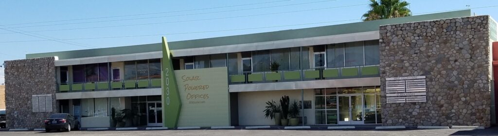 Tucson office building on Broadway Blvd. designed by Anne Rysdale