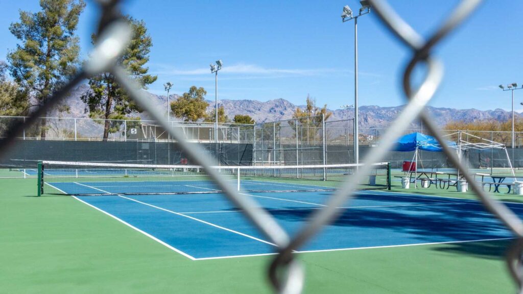 8 refurbished tennis courts are available at neighboring Fort Lowell Park.