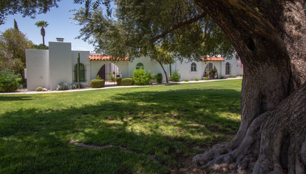 Mature trees and immaculate landscaping make a great first impression at the Casitas de Castilian neighborhood.