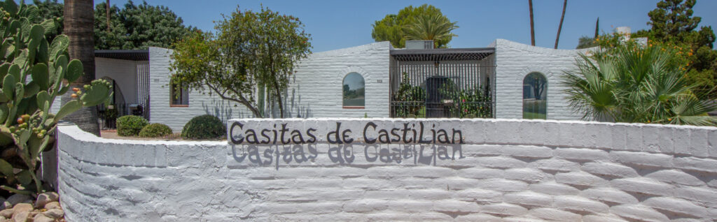 Casitas de Castilian - Bennie Gonzales designed condo community in Tucson