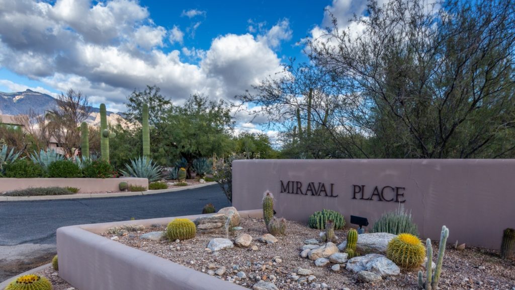 Miraval Place is another Tyson designed neighborhood tucked into Catalina Foothills Estates area near Skyline and Campbell.