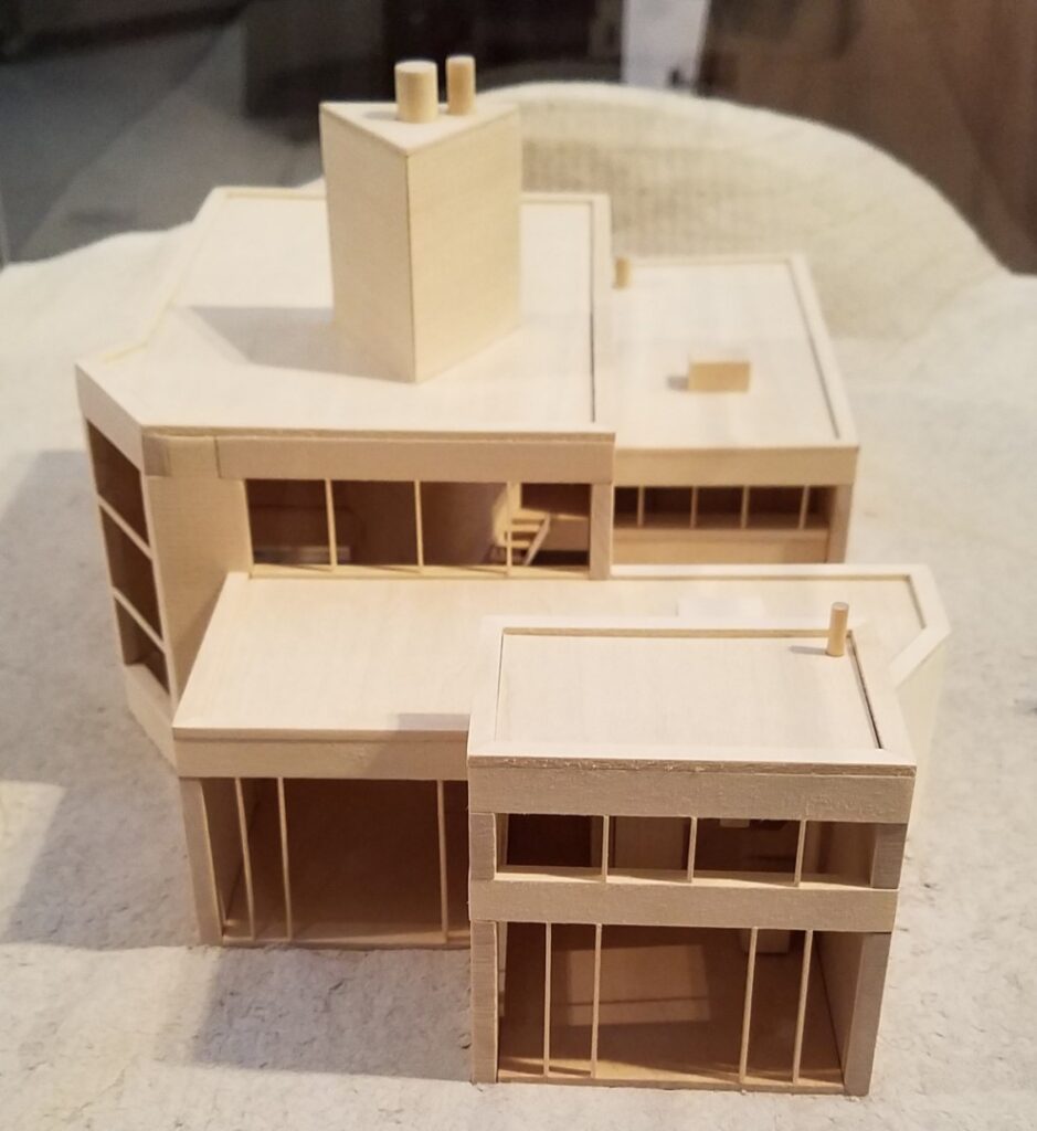 Model of the Blackwell house