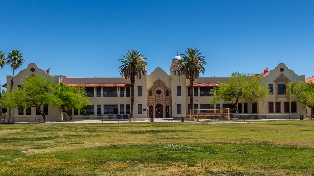 Safford School in the Armory Park neighborhood in Tucson was designed by architect Annie Rockfellow.