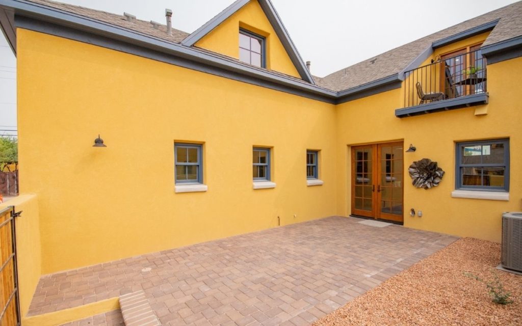 New construction home in the historic Barrio Viejo neighborhood in downtown Tucson. Quality masonry block construction.