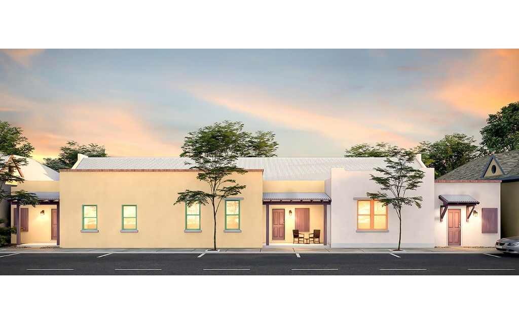 Miramonte Barrio Viejo Lot 3,4,5 architectural drawings of new homes being built in downtown Tucson