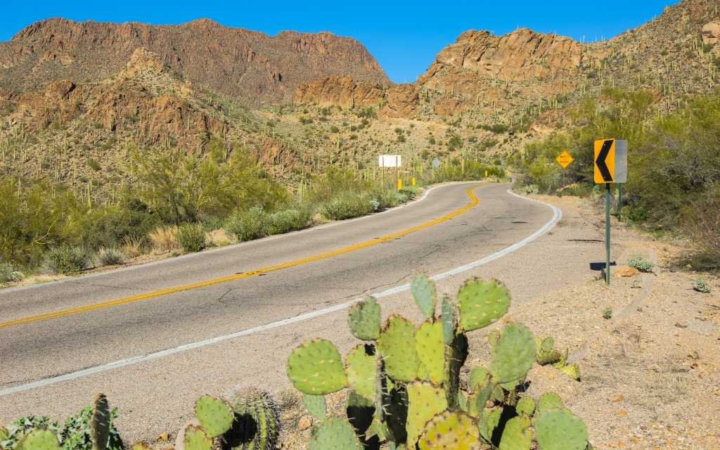 Gates Pass is a picturesque drive (or bike ride) through the Tucson Mountains