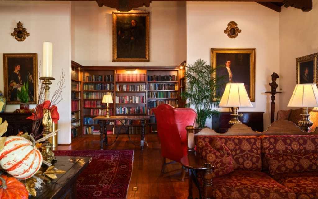 Interior of Arizona Inn Library. The inn, located in the heart of Blenman Elm neighborhood, opened in 1930.