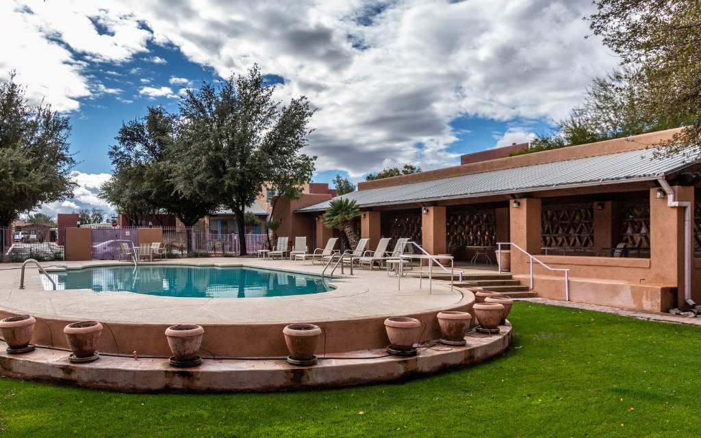Community pool and ramada at Presidio at Williams Center