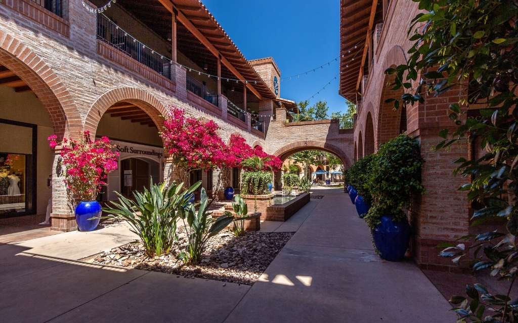 La Encantada - an upscale outdoor shopping mall in the Catalina Foothills
