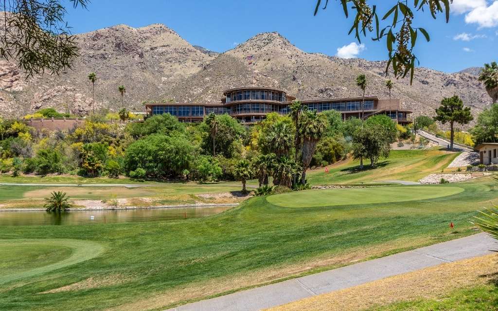 Skyline Country Club golf course and clubhouse in Catalina Foothills, Tucson Arizona