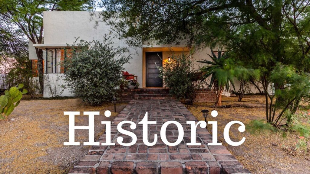 Historic home in Sam Hughes historic district in Tucson Arizona. Seller represented by Nick Labriola, Tierra Antigua Realty