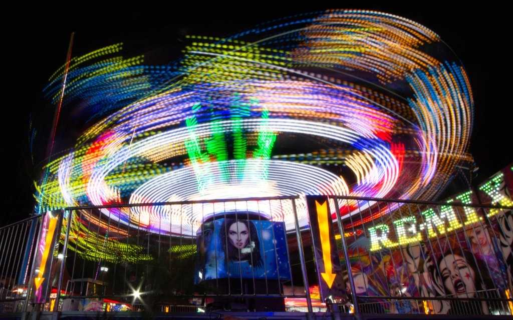 Enjoy an evening riding the carnival rides at the Pima County Fairgrounds each spring