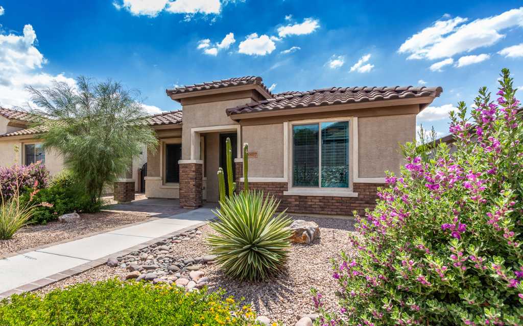 Located within the 55+ portion of Rancho Del Lago, a master planned subdivision in Vail, Arizona