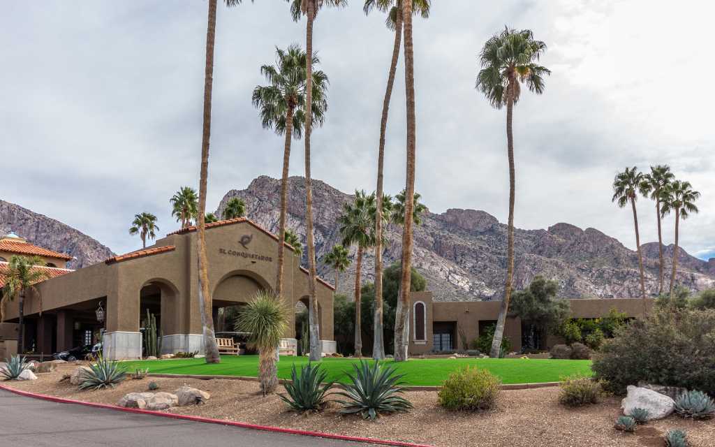 El Conquistador Resort, part of the Hilton collection of hotels, offers stunning views of Pusch Ridge.