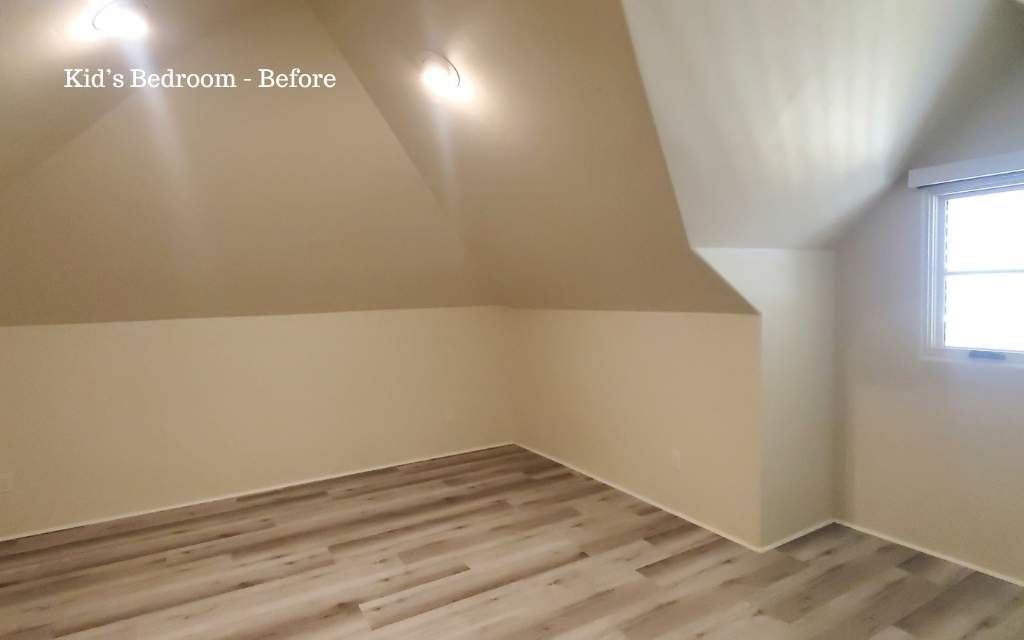Without home staging, this is just an empty room.