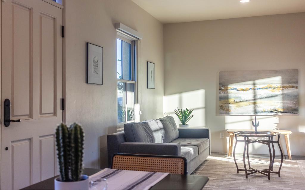 Staging creates an inviting atmosphere where home buyers want to linger.