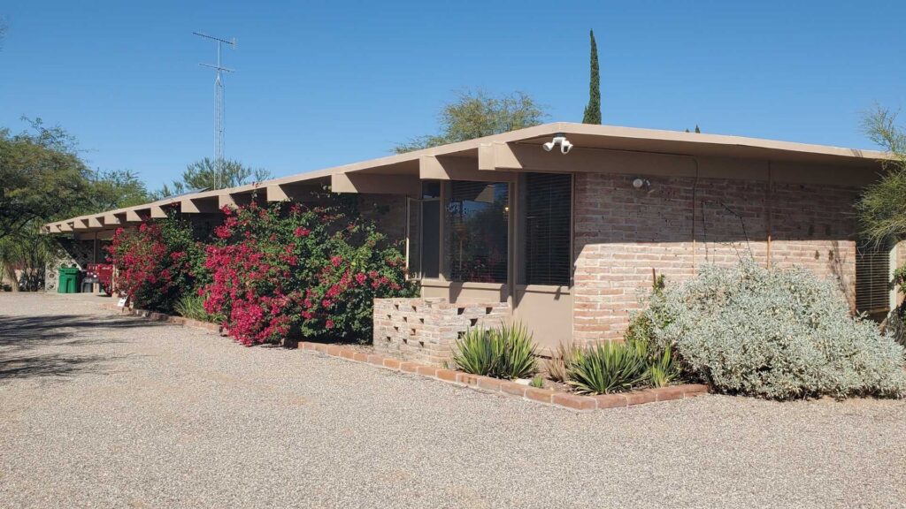 The Finklestein residence is the only custom home designed by architect Ralph Haver in Tucson. It was featured on the Tucson Modernism Home Tour in 2025.